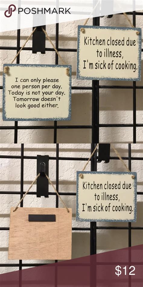 kitchen plaque set  times     plaques
