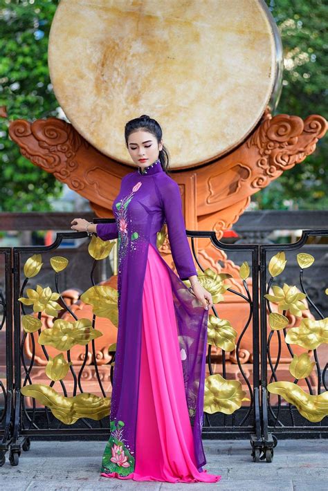 Vietnamese Long Dress Áo Dài Thời Trang Tóc đẹp