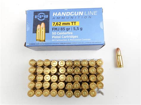 mm tt fmj pistol ammo