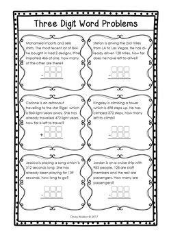 digit addition word problems  regrouping kidsworksheetfun