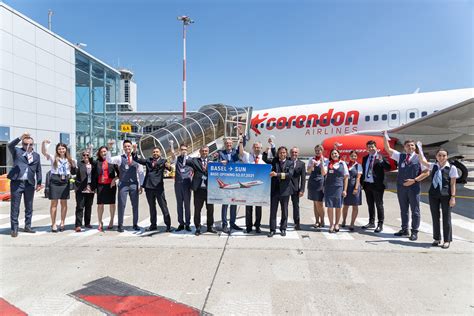 corendon airlines ist erfolgreich  euroairport gestartet