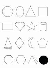 Shapes Drawing Basic Coloring Oval Kids Pages Printable Shape Templates Getdrawings Printables Cute sketch template