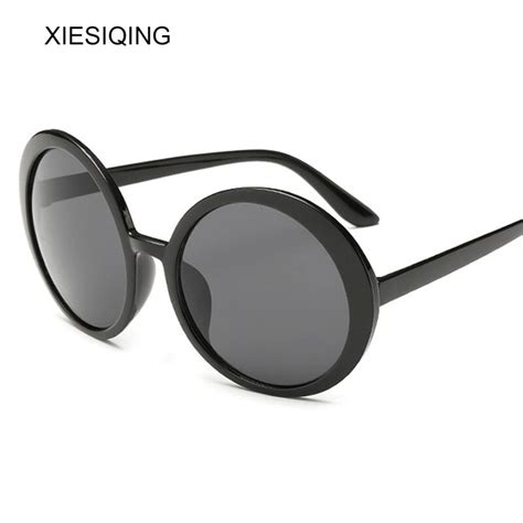 Xiesiqing Hot Vintage Round Lens Sunglasses Men Women Classic Gafas