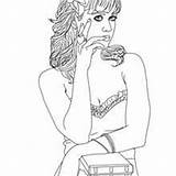 Perry Katy Coloring Pages Famous Cute Hellokids People Printable sketch template