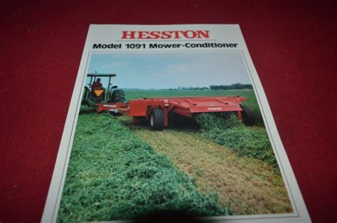 hesston tractor  mower conditioner haybine   dealers brochure rcoh ebay