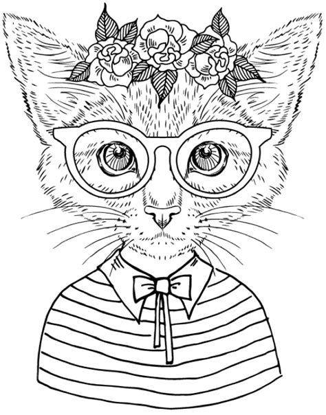 coloring books  cat lovers cleverpedia