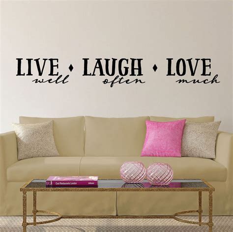 laugh  love  vinyl wall decal