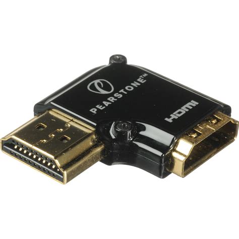 pearstone hdmi  degree adapter vertical flat left hd aslv