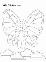 Butterfree Pokemon Cartoni Animati Mostri Cartone Imprimer sketch template