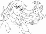 Orihime Lineart sketch template