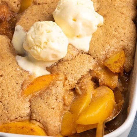 Healthy Peach Cobbler {100 Calories Per Serving } The Big Man S World