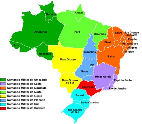 Quartéis Por Estado Exército Brasileiro