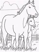 Coloring Babies Pages Animals Their Animal Horse Baby Colouring Coloringpagesfortoddlers Horses Farm Color Parents Print sketch template
