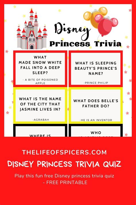 family entertained   fun  disney princess trivia quiz