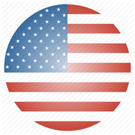 high quality american flag transparent circle transparent png