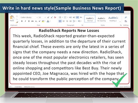 clear  easy ways  write  news report wikihow