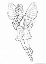 Mariposa Barbie sketch template