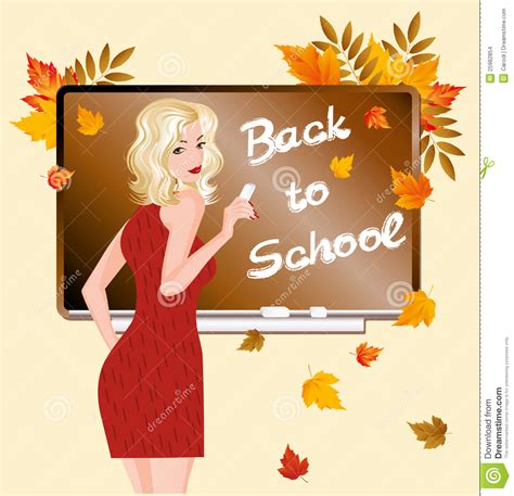 back to school the beautiful teacher stock images image 25982854
