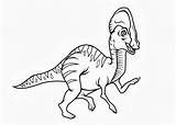 Corythosaurus sketch template