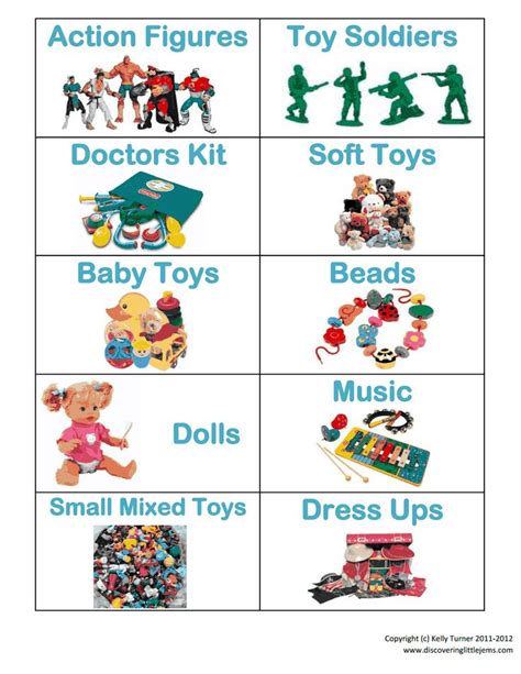 toy labels  printables images  pinterest day care