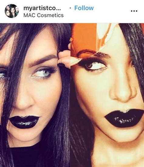 aaliyah for mac on twitter we love these makeup looks using products