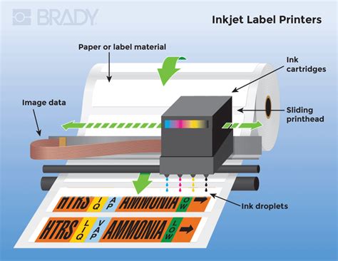 types  label printers thermal inkjet laser brady