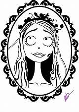 Corpse Coloring Stencil Victor Clipartmag Favourites sketch template