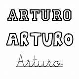 Arturo Dibujo Significa sketch template