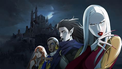castlevania netflix series character art shared   council  sisters