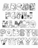 Abc Coloring Pages Blocks Alphabet Getcolorings sketch template