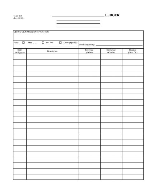 printable ledger template printable check register  blank