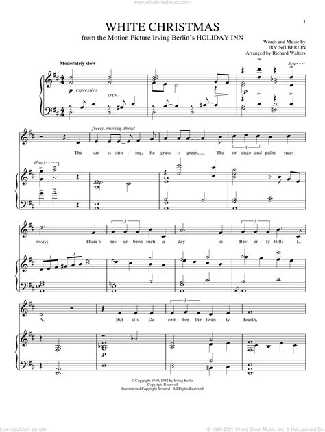 Berlin White Christmas Sheet Music For Voice And Piano Pdf