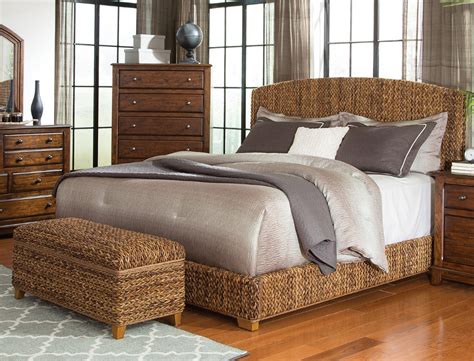 Laughton Upholstered Bedroom Set Natural Brown Coaster Furniture