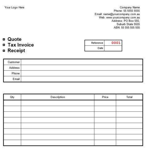 receipt  payment templates  word excel  formats
