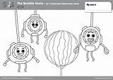 Bumble Nums Coloring Watermelon Underwater Supersimple sketch template