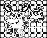 Moose Coloring Pages Noggin Linear Wecoloringpage Print Cool Getcolorings Printable sketch template