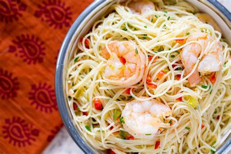 Quick And Easy Shrimp With Angel Hair Pasta Recipe