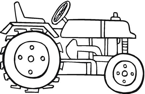 tractor coloring pages kidsuki