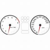 Car Tachometer Speedometer Pngfind sketch template