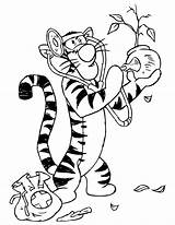 Coloring Pages Tigger Doctor Pooh Winnie Disney Preschool Printable Kids Plant Cartoon Clipart Playing Cliparts Rope Fun Who Sheets Colouring sketch template