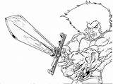 Thundercats Coloring Pages Getcolorings sketch template