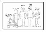 Esl Colouring Family Coloring Sparklebox Families Sheets Pages sketch template