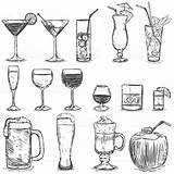 Alcohol Whiskey Drawings Zeichnen Thyroid Sketches Istockphoto Alcoholic Skizze Vektorgrafik Getränke Thinkstockphotos Lesen Grafik sketch template