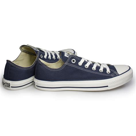 converse  star navy blue canvas trainers sneakers shoes mens womens