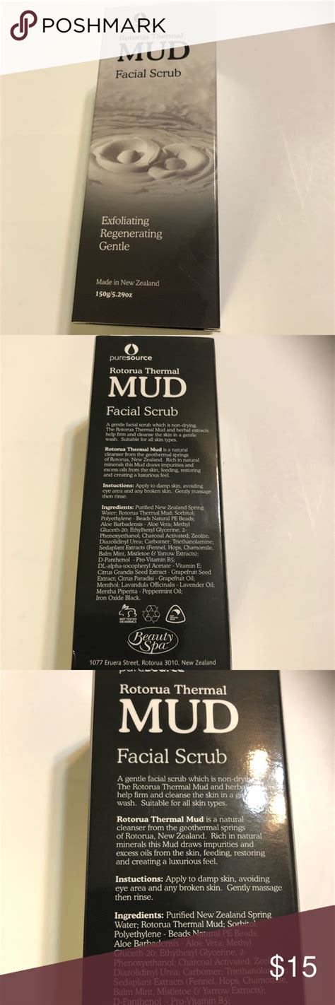 zealand mud facial scrub  pure source