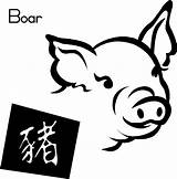 Pig Head Clipart Outline Clip Coloring Cliparts Chinese Vector Year Realistic Bug Emma Clipground Freak Template Getdrawings Library Animal sketch template