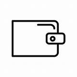 Wallet Icon Vector sketch template