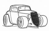 Coloring Rod Hot Pages Cars Chevy Printable Color Sheets Designlooter Coloringme sketch template