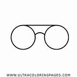 Spectacles sketch template