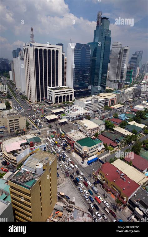 view  makati city metro manila philippines stock photo alamy